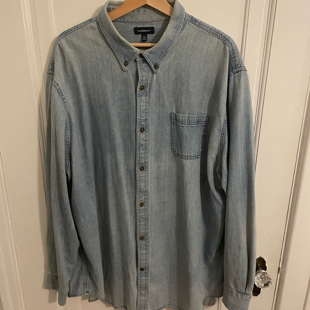 Croft & Barrow Denim Button Down Shirt
